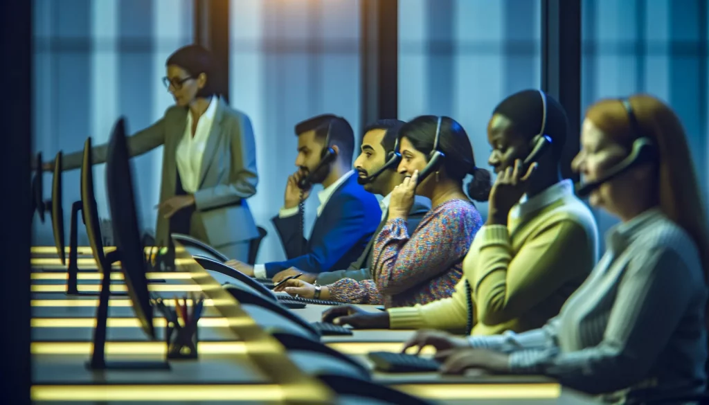 Centre d'appel et prospection B2B par des agents
